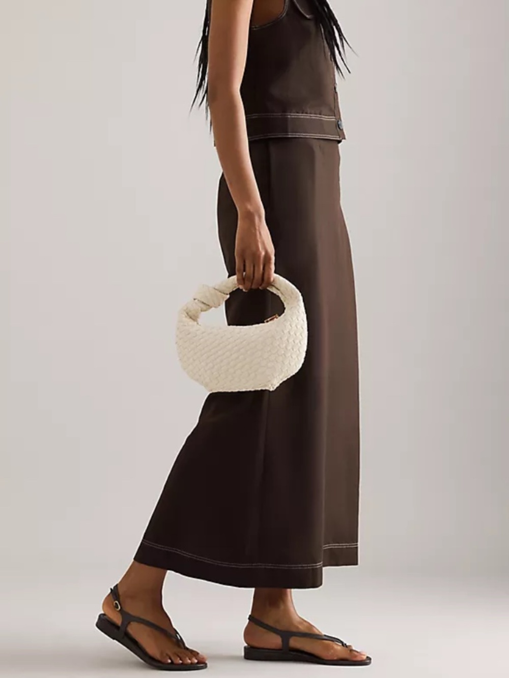 NWT Aligne Mia linen blend maxi skirt 2 XS
